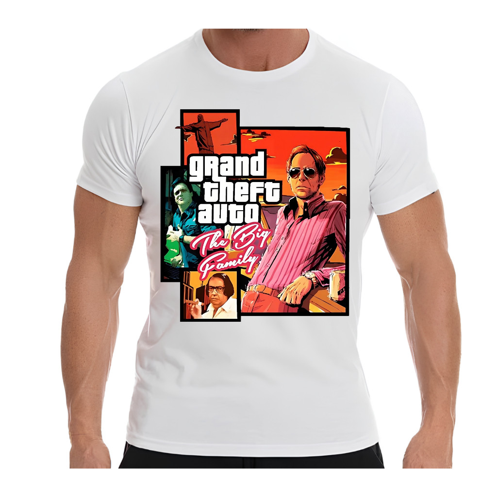 Camiseta Agostinho Carrara | Grand Agostinho Theft Auto Carrara - a grande família