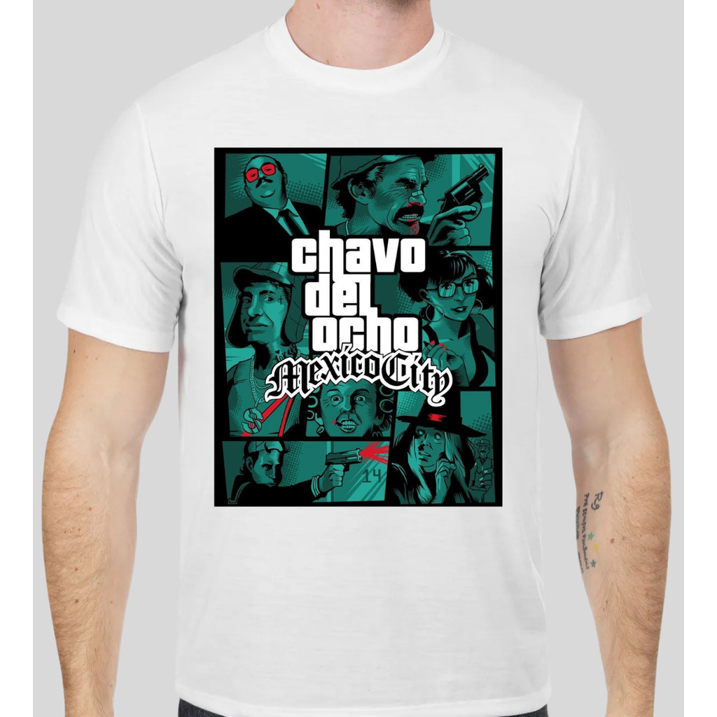 Camiseta Chav del ocho México City - Engraçada, Meme, Theft Auto, Chav,