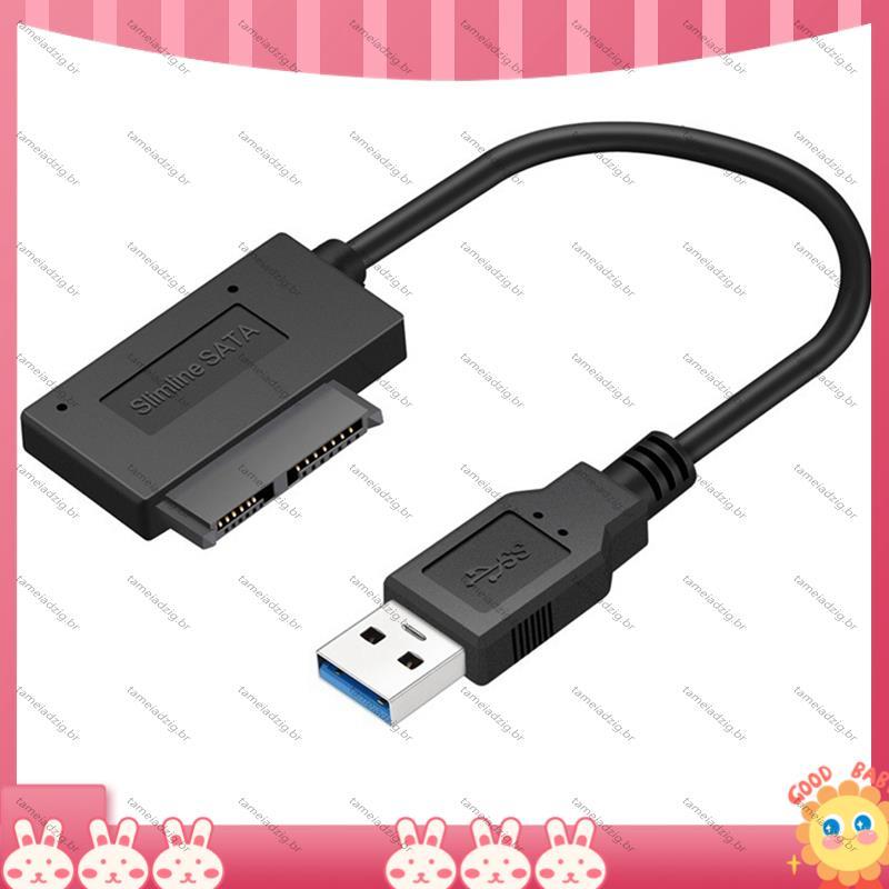 [Fast T] Sata Para USB 3.0 7 + 6PIN 13Pin Conversor Cabo Notebook Unidade Óptica Adaptador Transferência Rápida De Dados