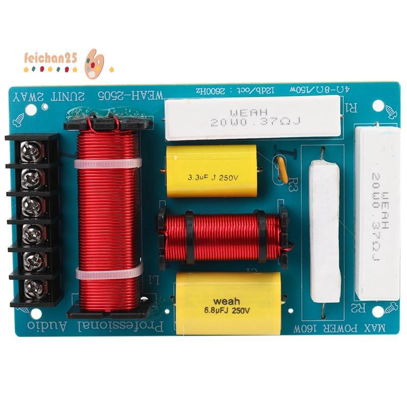 [Fast F] Crossover De Alto-Falante De 200 W , 2 Vias , Baixo , 8 Ohm , Divisor De Frequência Para 10 Polegadas
