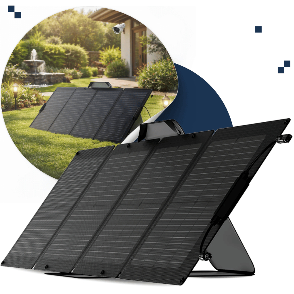 Painel Solar Portátil Ecoflow 110w Compatível Estação Energia Eficiência 23% Tecnologia TopCon