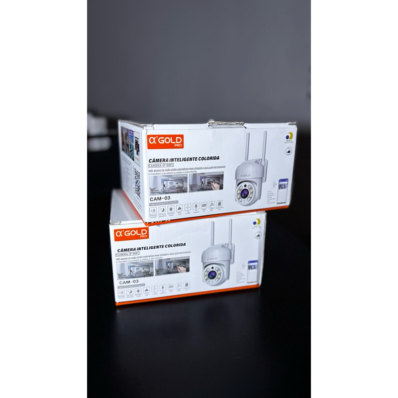 Câmera IP Wi-Fi Inteligente Colorida  aGold Pro CAM-03