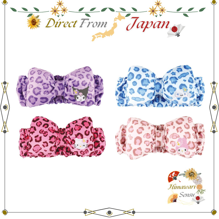 T'S Factory Sanrio Personagens Leopardo Hairband Y2K Kuromi Cinnamoroll Hello Kitty My Melody Direto Do Japão
