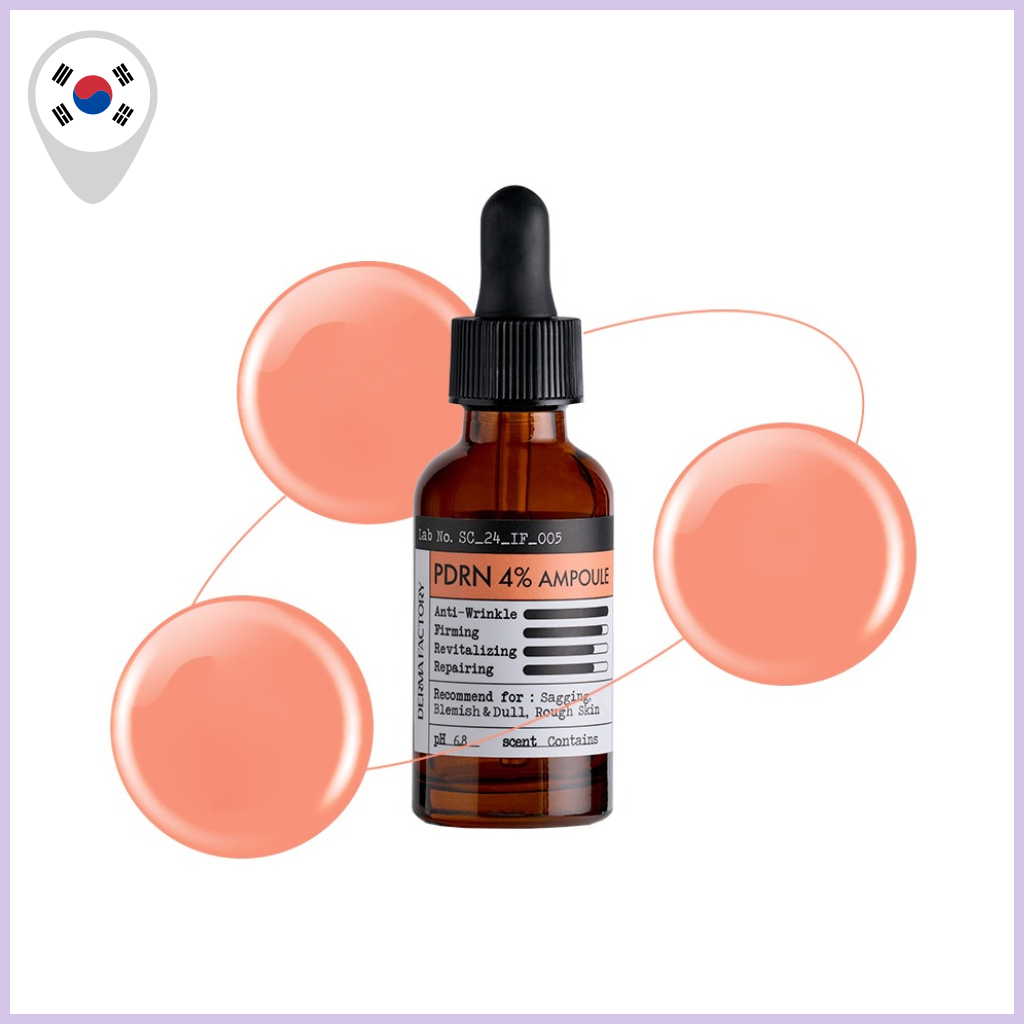 [Derma Factory] Sérum PDRN 4% 30ml – Intensificador de Elasticidade, Firmador e Revitalizante