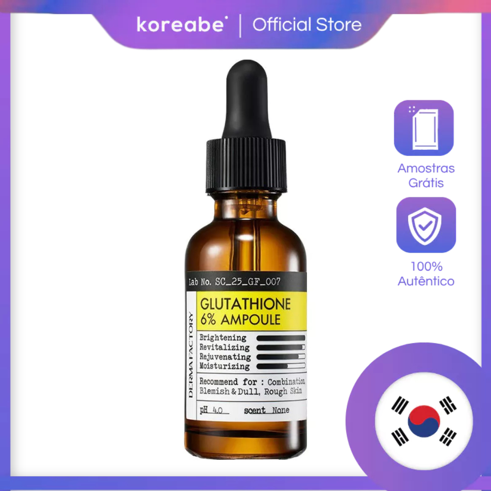 Derma Factory-Ampola Glutationa 6 % 30ml