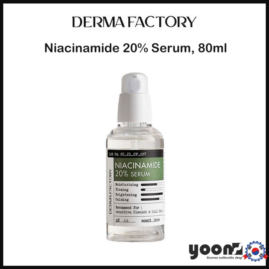 [DERMA FACTORY] Niacinamida 20 % Soro 80ml_da Coreia