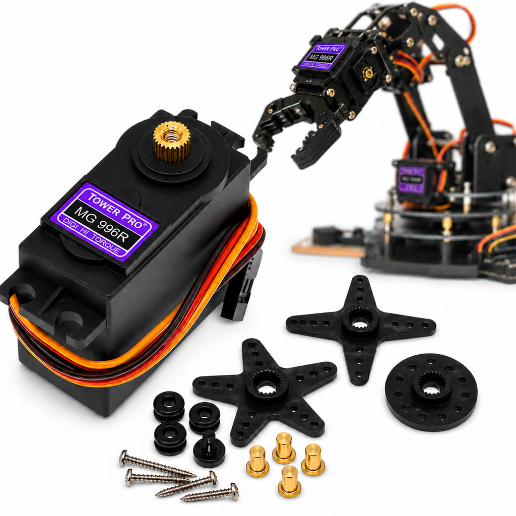 Servo Digital Mg996 15kgs Com Engrenagem De Metal Tower Pro