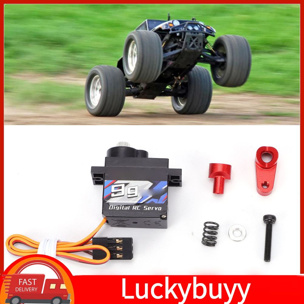 Luckybuyy-br Atualização genérica de servo digital de Metal Gear para ARRMA Granite GROM 1/18 - Pilotos de controle de