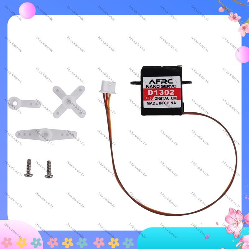 [Alta Qualidade H]-D1302 1.7G Grande Torque Digital Servo JST Conector Para Modelo RC Drone Avião Helicóptero
