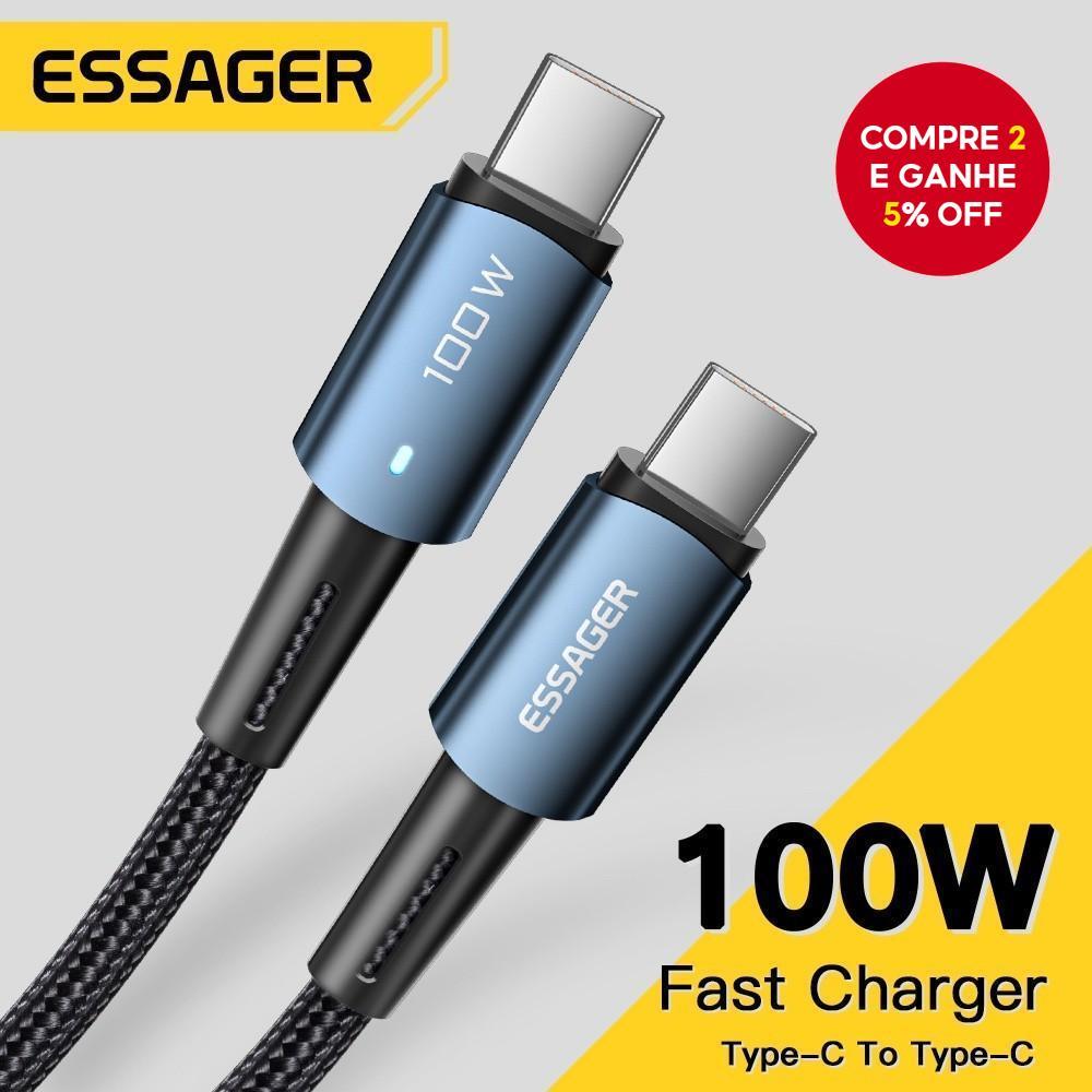 PD100W 60W Tipo C Cabo de carregamento rápido para telefones USB Android