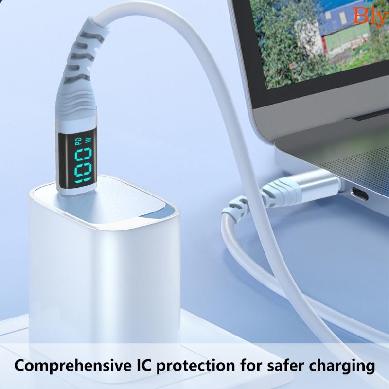 Bly USB C Para PD100W Carga Rápida Smartphones, Tablets, Laptops