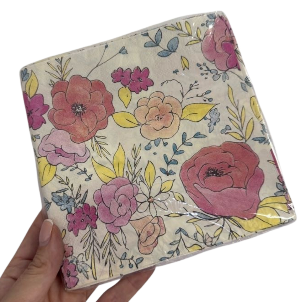 Guardanapo Jardim Colorido 33x33 cm Folha Dupla Silver Festas – Inspire Sua Festa Loja