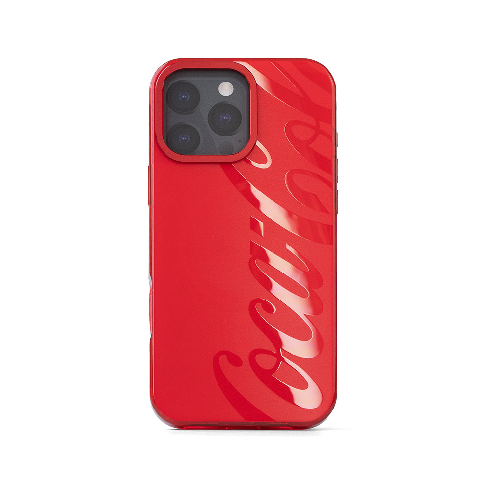 Capa Magcase Coca-Cola para iPhone 16 Pro Max - Vermelha