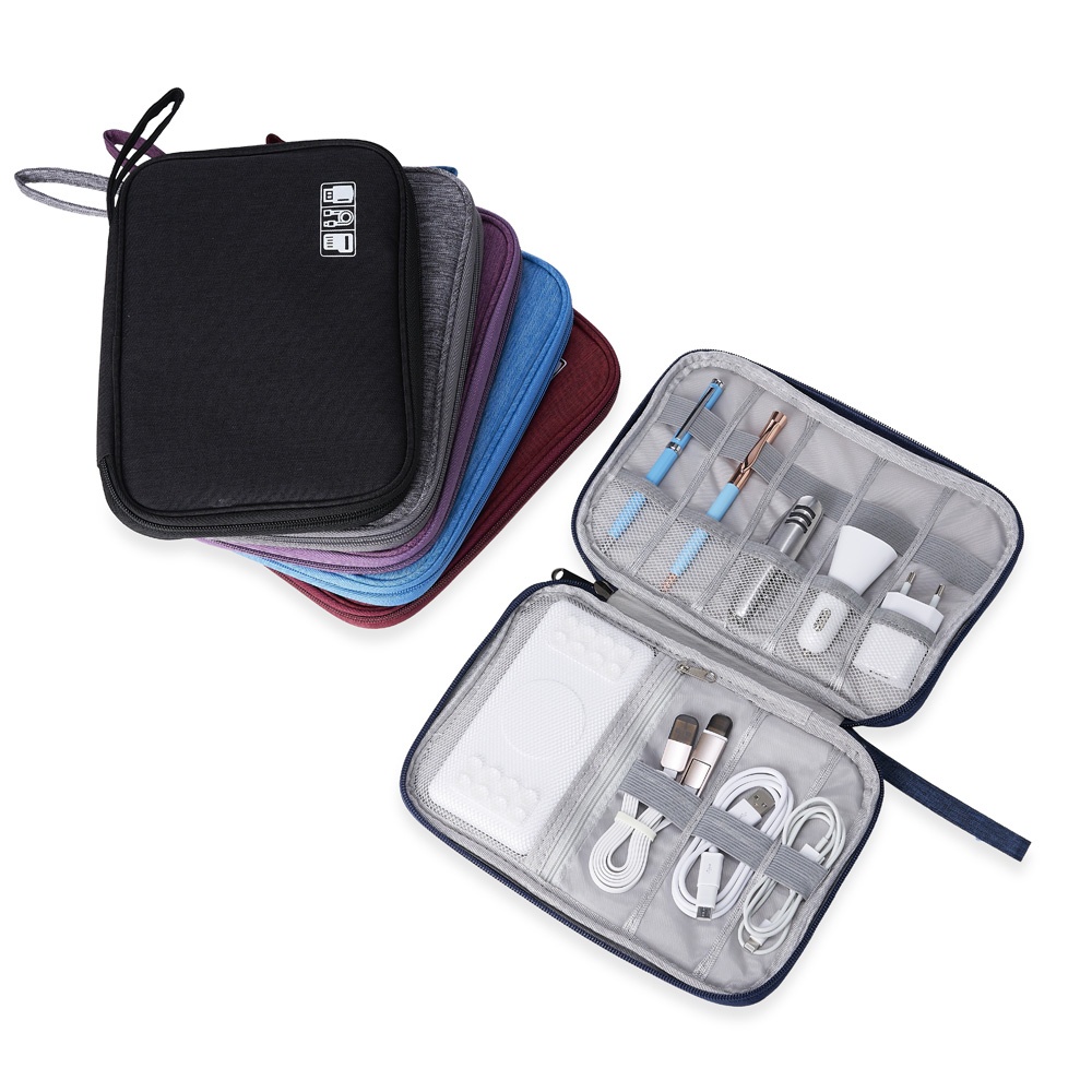 Capa Bag Case Estojo GG A Prova D'agua Organizador Para Fone De Ouvido Carregador Cabos Pendrive