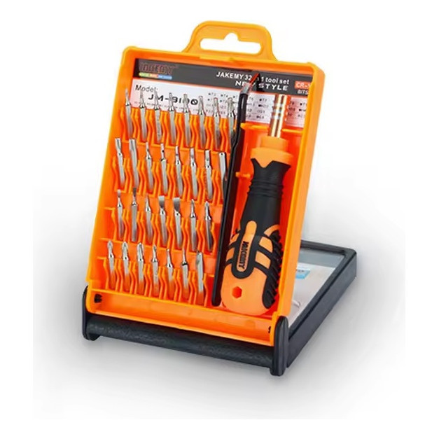 Jogo Ferramentas  Chaves Multiuso Bits Magnéticos Manutenção Celular Notebook Tablet Reparação Eletrônica