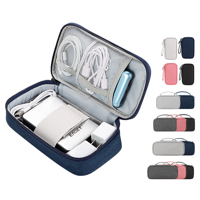 Bolsa de armazenamento de acessórios digitais para celular multifuncional Bolsa para celular U Disk Charging Treasure Bo