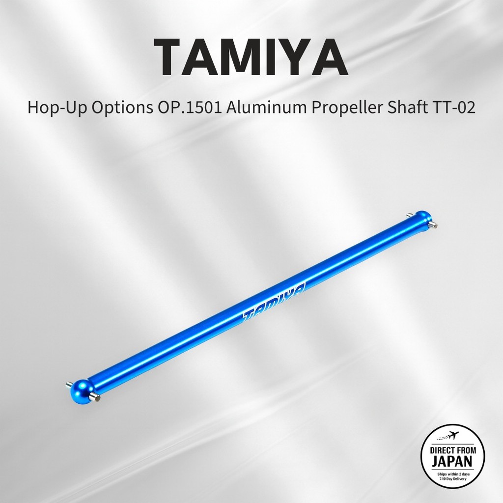 Tamiya (TAMIYA) Hop-Up Options No.1501 OP.1501 TT-02 Aluminum Propeller Shaft 54501 Japan