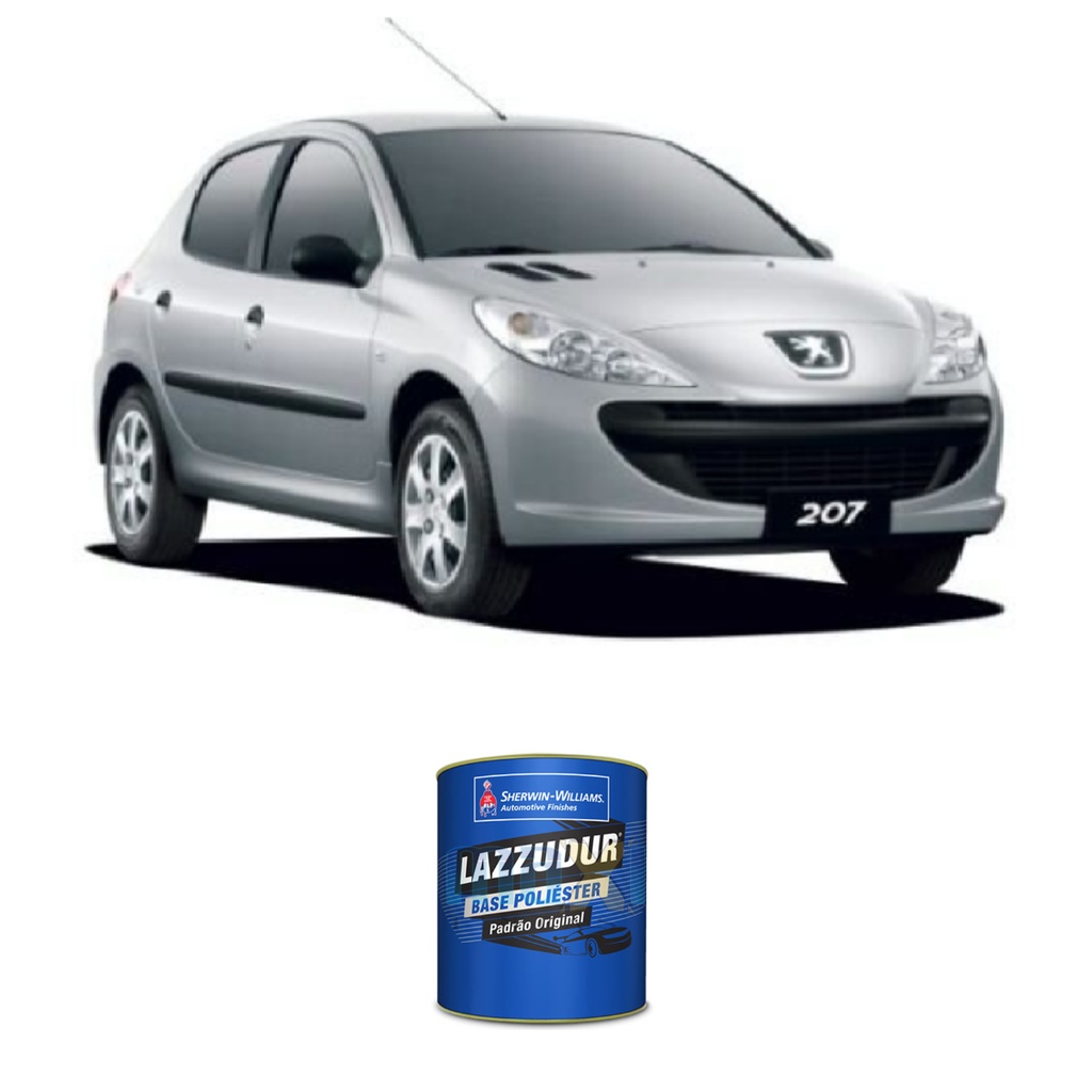 TINTA POLIESTER GRIS ALUMINUM MET - EZR PEUGEOT 3600ML