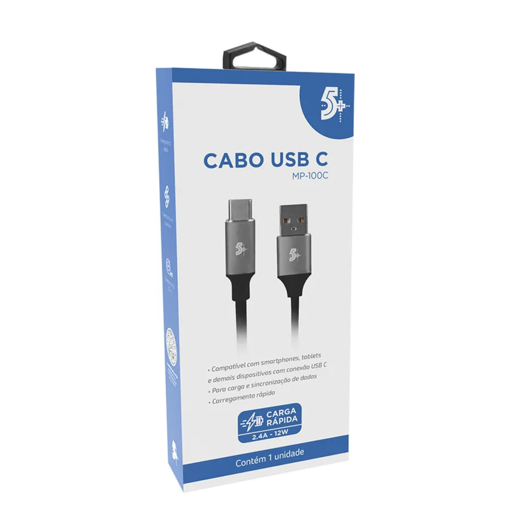 CABO USB C PARA USB - 1,2M ALUMINUM PREMIUM