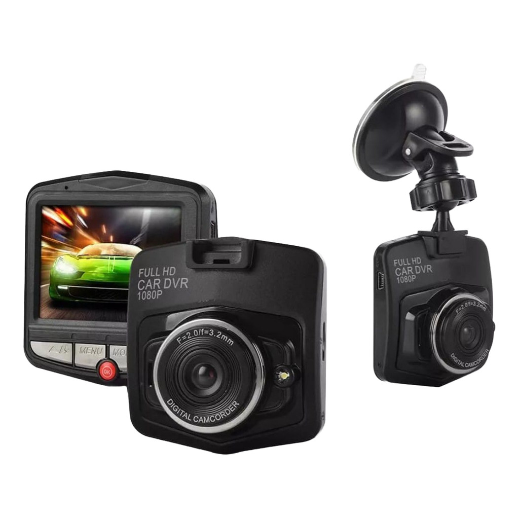 Câmera Veicular Com Monitor e Gravação 1080p Mini Dvr Carro Ideal para Motorista de Aplicativo