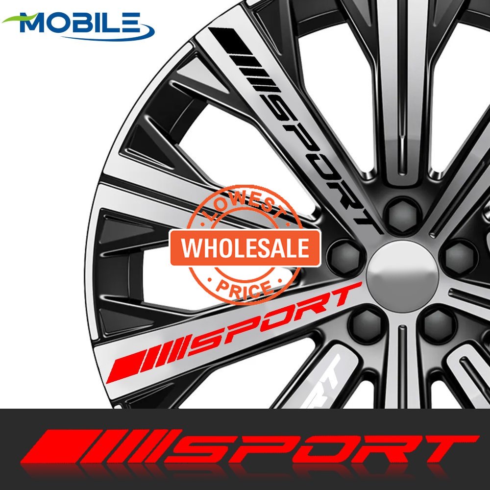 [Wholesale Price] 4Pcs Autocolantes Personalizados Para Decoração De Carros Rodas Automotivas