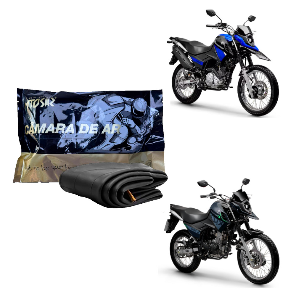 2 Camara Ar Moto Traseira 4.60-17 Bros 125/150/nx400/ falcon