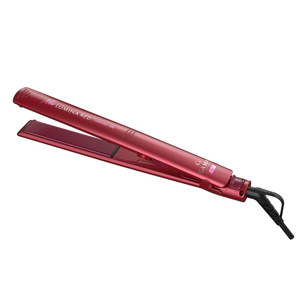 GA.MA ITALY Prancha de Cabelo Elegance New Lumina Red Ceramic Íon Bivolt