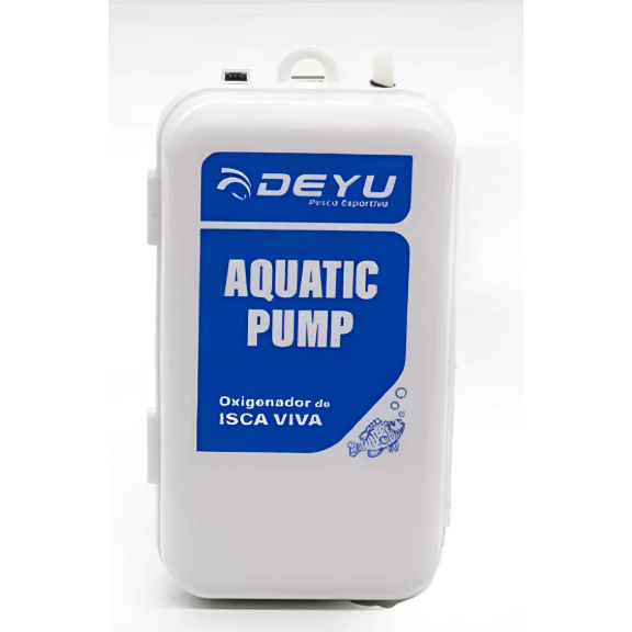 Oxigenador Deyu Aquaric Pump Bomba De Ar Portátil Para Aquários Viveiros De Peixes E Iscas Vivas Pesca Resistente 12v