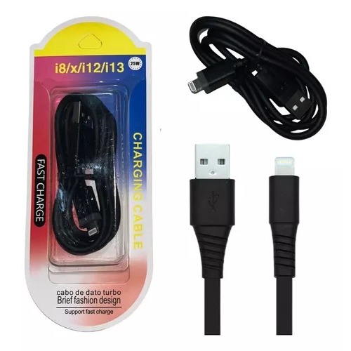 Cabo Usb Carregador Fast Charge 25w iPhone iPad 1m