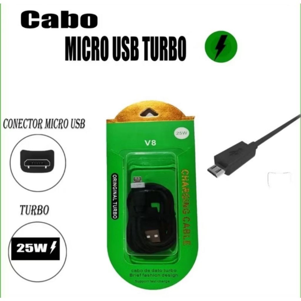 Cabo Fast Charge Turbo POWER 25w V8 (micro)