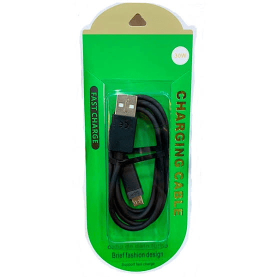 Cabo USB 25w Turbo V8 ou Tipo C Fast charge