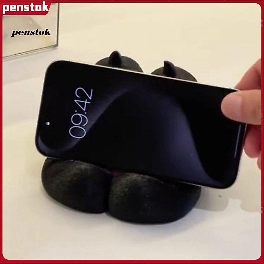 Thick Texture Phone Holder Cat Paw 3d Printed Foldable Stand – Portable Desktop for Cell Phones Tablets Perfect for Of