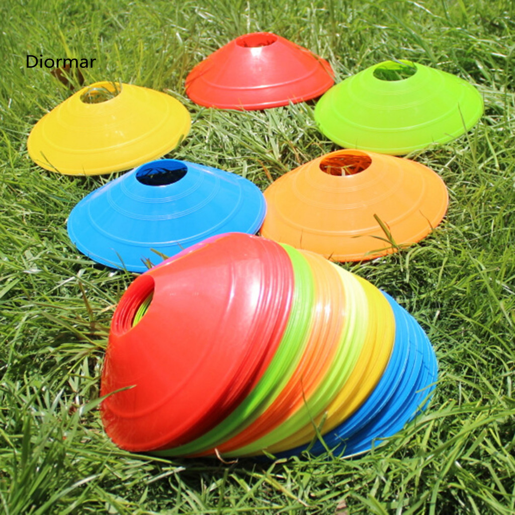 Speed Training Cones Football Device 50pcs Soccer with Carry Bag – Durable Vibrant Color Agility Markers for Practice