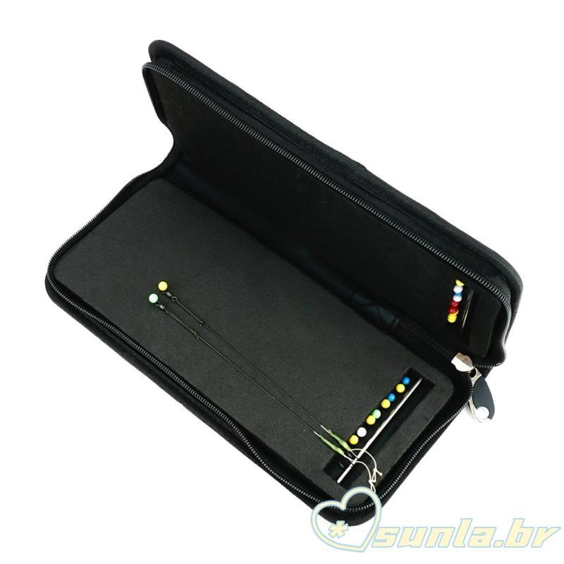 SUNL Nylon Bolsa Equipamento Pesca Profissional Cabelo Rig Carteiras Gancho Link Carry Bag