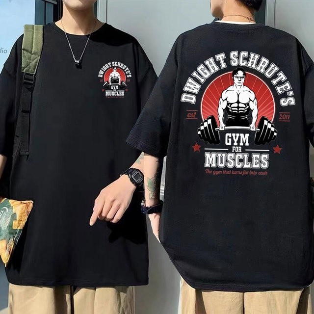 Camiseta Oversized Masculina Feminina T-shirt Básica Gym for Muscles