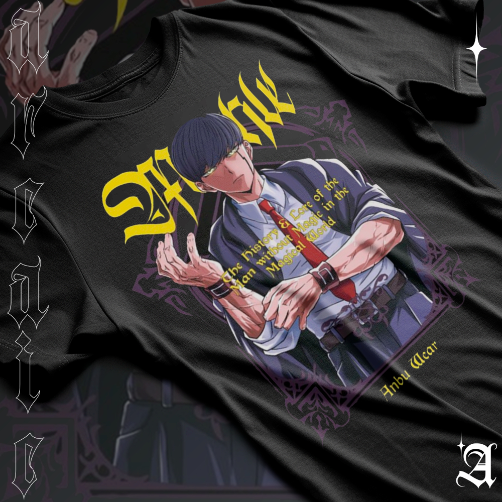 Camiseta Basica Algodao Mashle: Magic and Muscles Magica com Musculos Anime Cartoon Unissex
