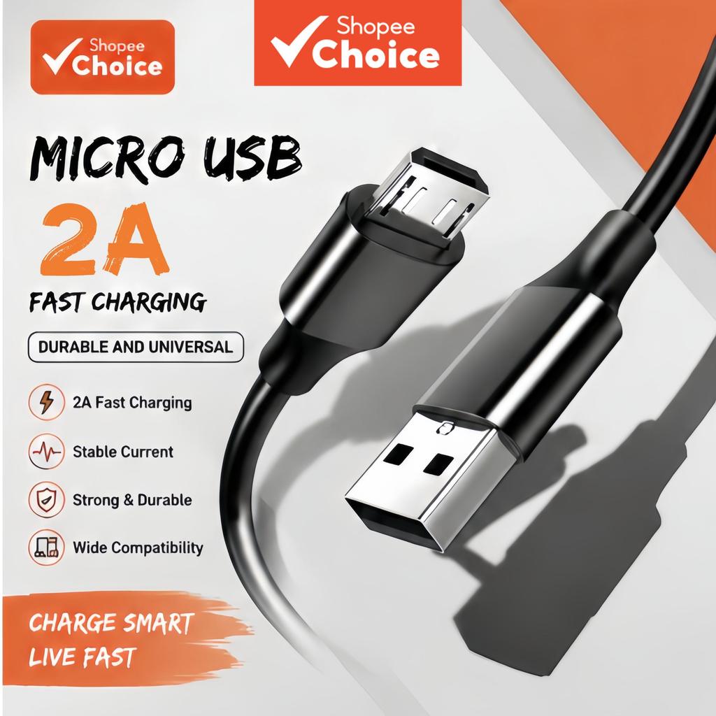 Cabo de Carregamento Rápido Micro USB 2A Premium Com Qualcomm Quick Charge 3.0 Para Android