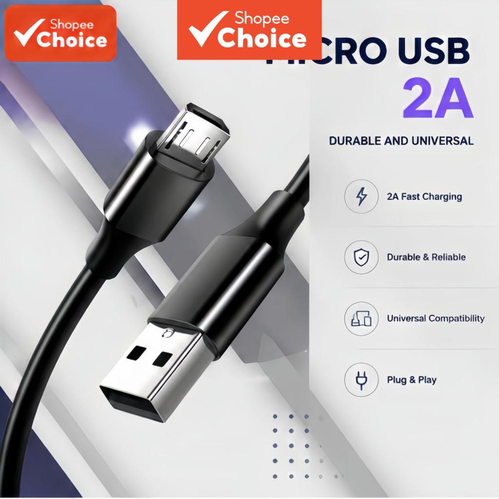 Cabo Micro USB 2A potente com suporte para carregamento rápido Qualcomm Quick Charge 3.0 para dispositivos Android