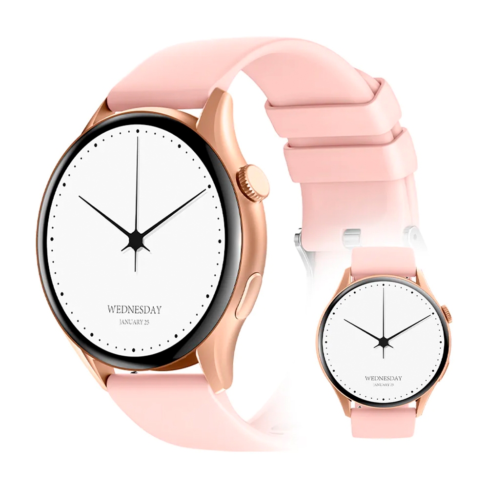 Relógio Inteligente Zwear Smartwatch Bluetooth Rosa