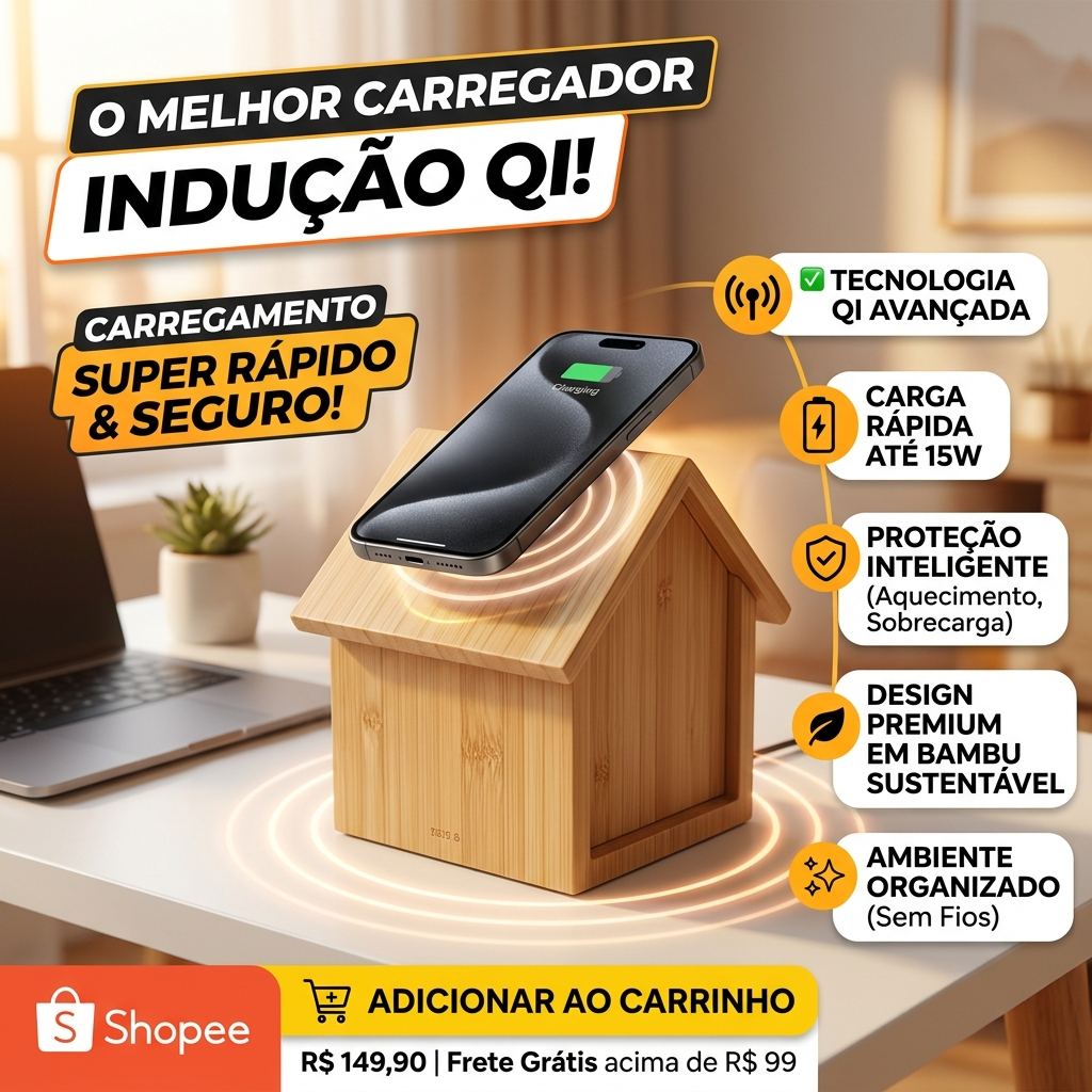 Carregador Sem Fio 3 em 1 Händz MagSafe 15W para iPhone Apple Watch AirPods Original