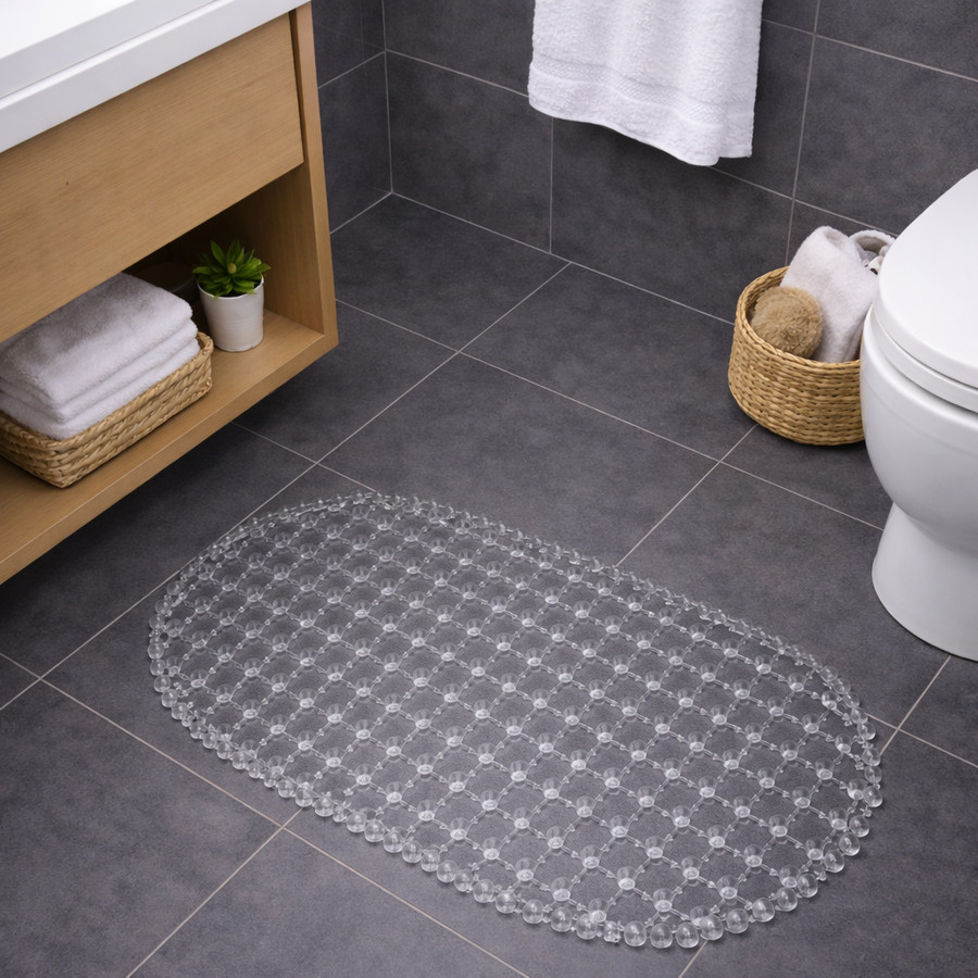 Tapete Para Box Banheiro  Cristal Antiderrapante 35x65