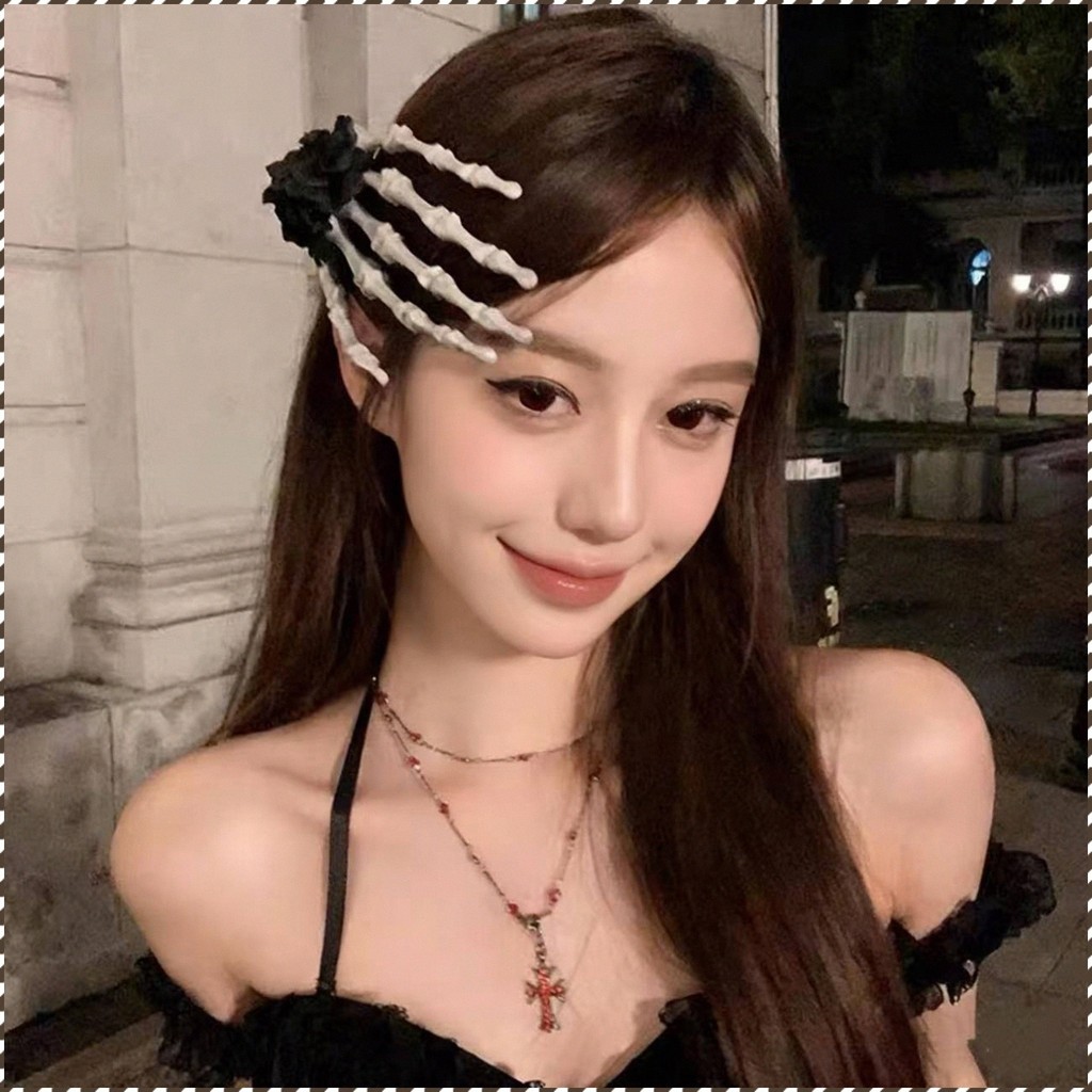 Headdress Hair Accessories Darkening Activities Halloween Costumes Skull Claw Decoration