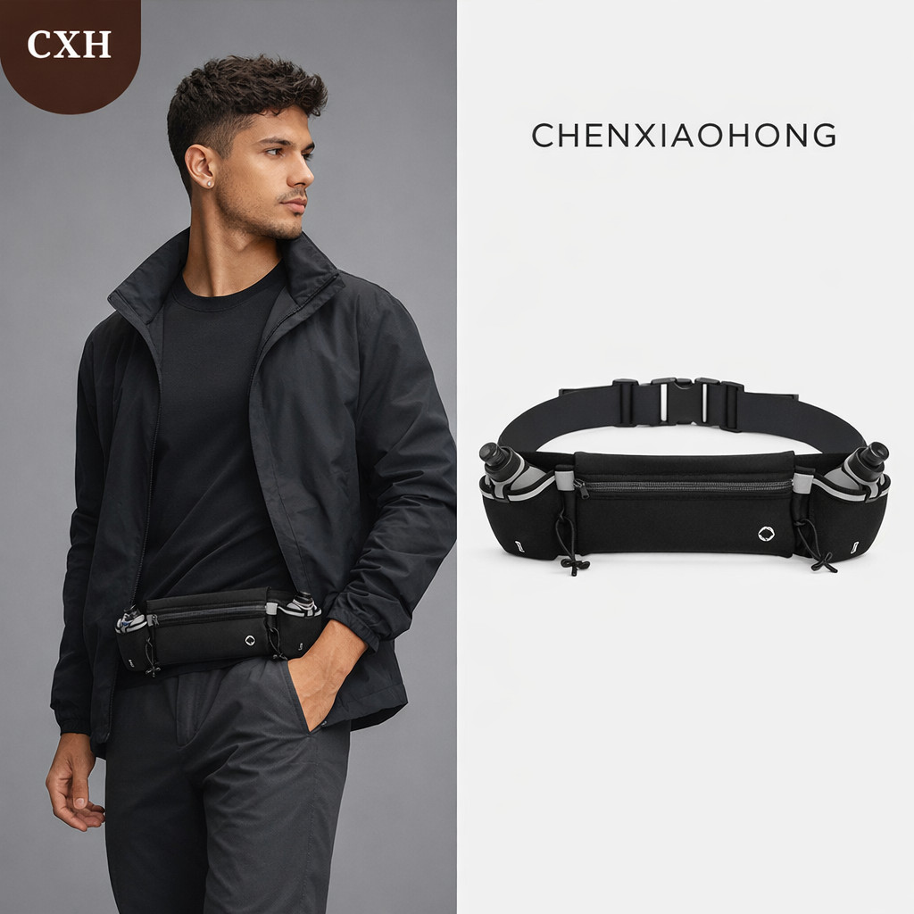 CHENXIAOHONG Waist bag, multifunctional water bottle, mobile phone bag for outdoor fitness activities