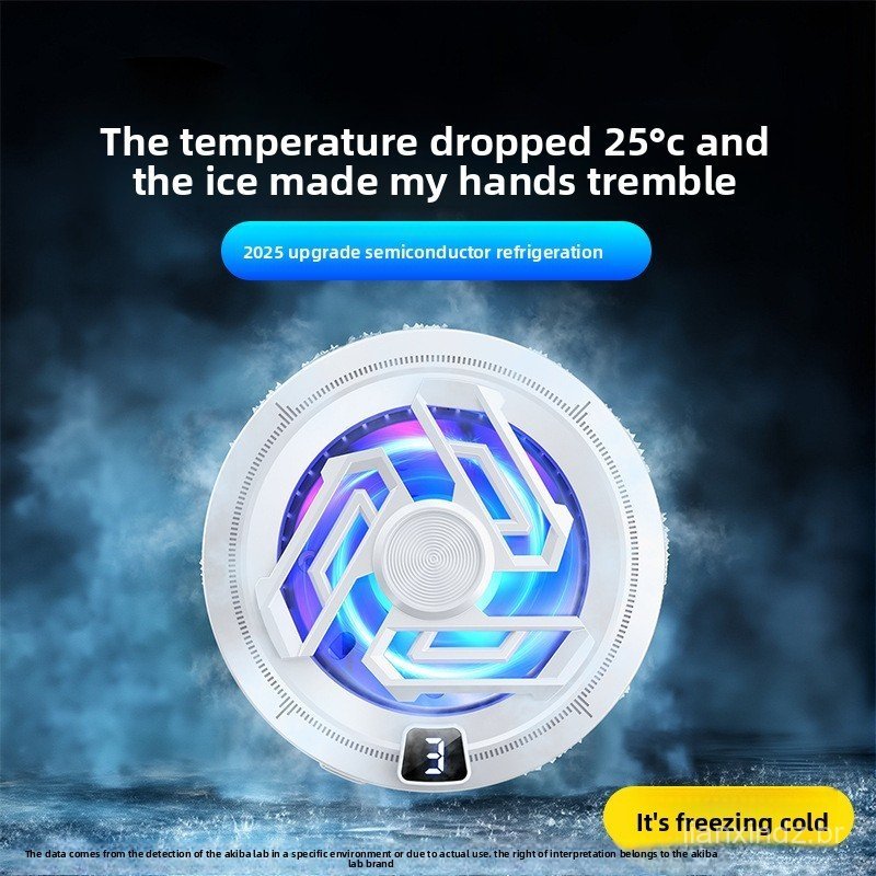 SR17 pro Magnetic Phone Cooler with Fan for Gaming and Semiconductor Heat Sink