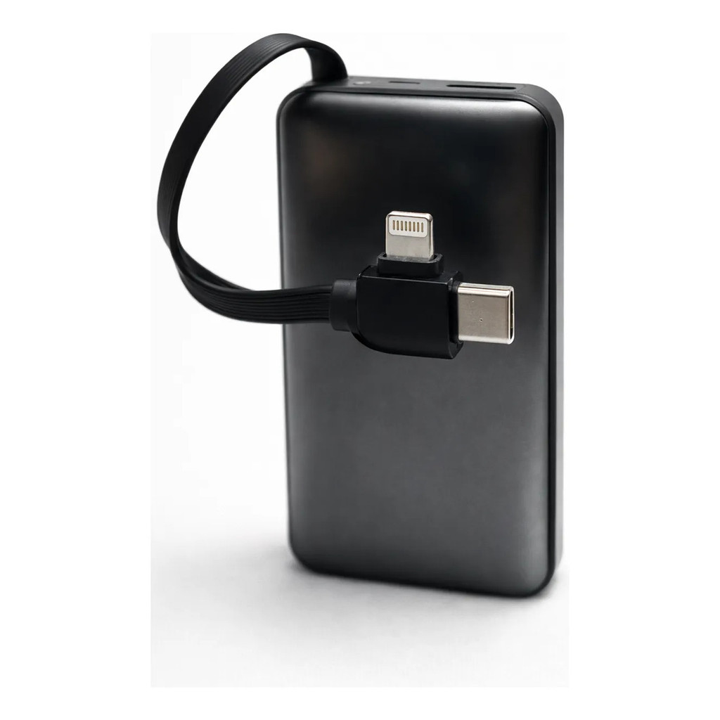 Carregador Power Bank 10000 Tipo C Lightning Usb Portátil