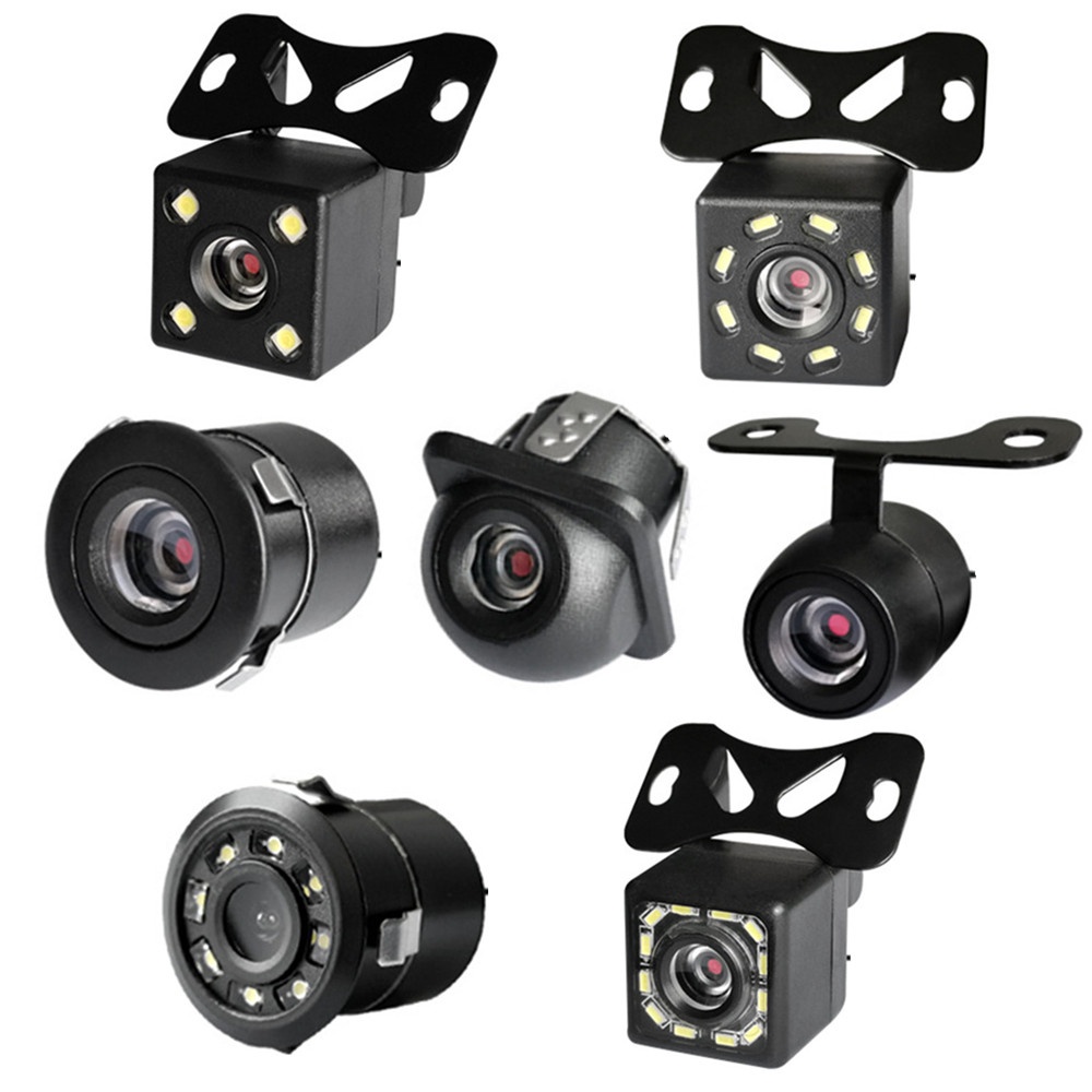 4 LED Câmera Reversa Do Carro De Imagem Visão Noturna Invertendo Monitor Automático CCD IP68 À Prova D'água 170 Graus HD