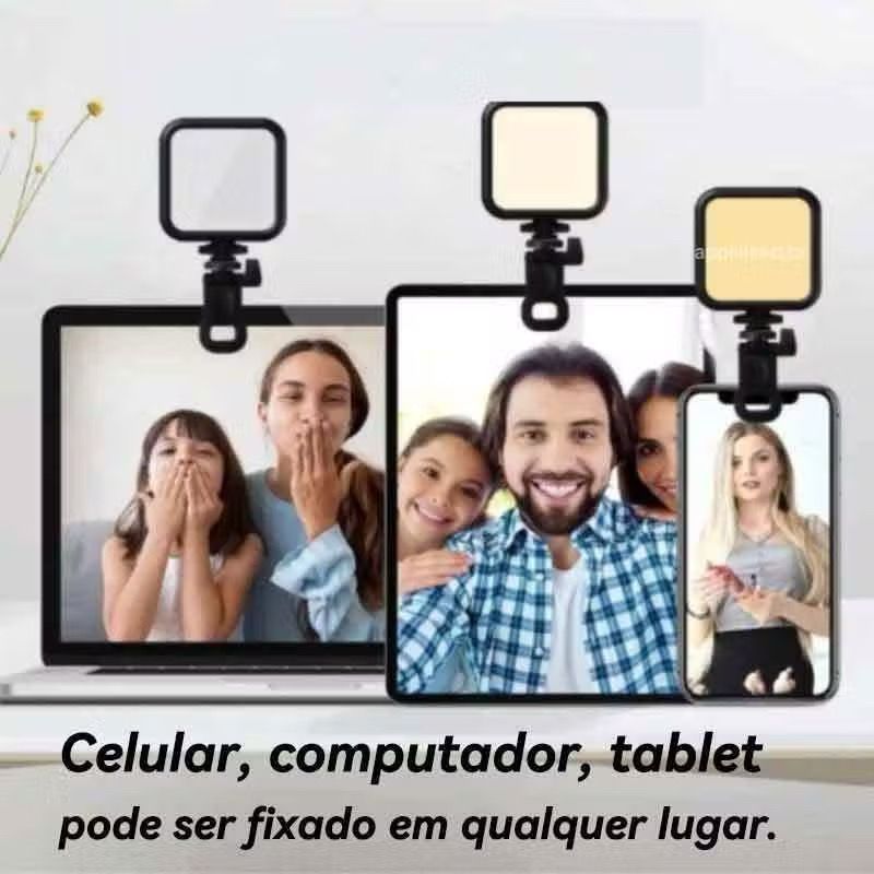 Mini Fotografia Luz RGB /Branco De Preenchimento Panel led / Móvel Câmera /Vídeo /Tiro Ao Ar Livre /Suave Luz /Portátil