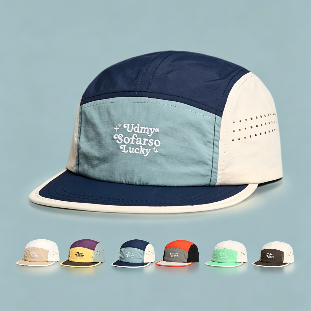 Boné Masculino Five Panel Bordado Malha Ciclismo Corrida Praia Vintage Americano Streetwear Diário Verão Feminino Chapéu