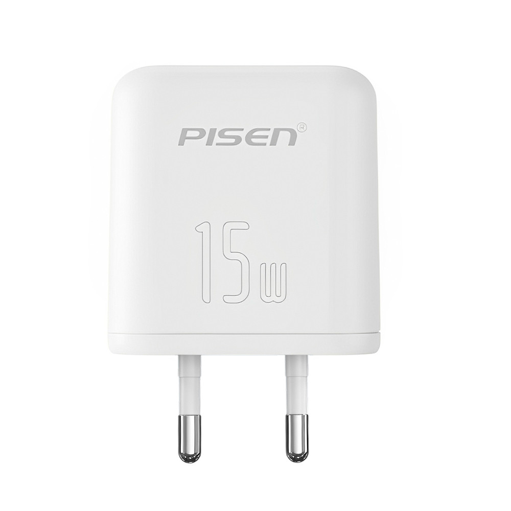 Carregador Usb Pisen TP-C45 3 Porta USB-A Max 15W Branco