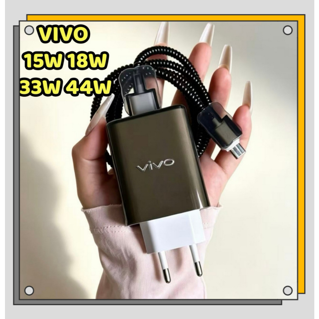 Protetor De Carregador VIVO Preto Adequado Para Oficial 18W 15W 33W 44W